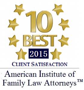 10 Best 2015 Client Satisfaction, American Institute of Family Law Attorneys